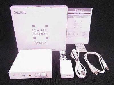 Olasonic オラソニック NANOCOMPO NANO-UA1 プリメインアンプ ホワイト