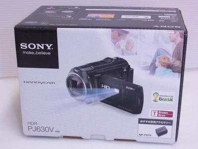 SONY ソニー ビデオカメラ Handycam HDR-PJ630V ボルドーブラウン