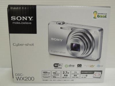 SONY ソニー Cyber-shot WX200 DSC-WX200 S デジタルカメラ コンデジ シルバー