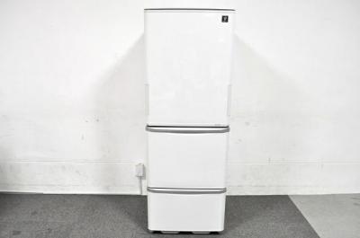SHARP シャープ SJ-PW35W-S 冷蔵庫 350L クリアシルバー