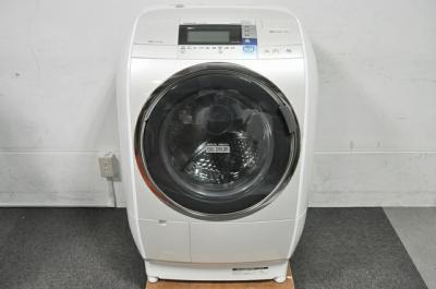 HITACHI 日立 ヒートリサイクル 風アイロン ビッグドラム BD-V9600L W 洗濯機 ドラム式 10.0kg 左開き パールホワイト