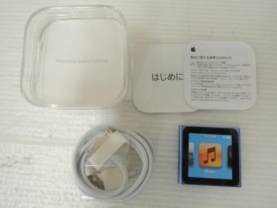 Apple アップル iPod nano MC689J/A 8GB ポータブル音楽プレーヤー ブルー
