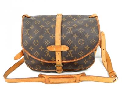 LOUIS VUITTON ルイ・ヴィトン ソミュール30 M42256 斜め掛けショルダー モノグラム