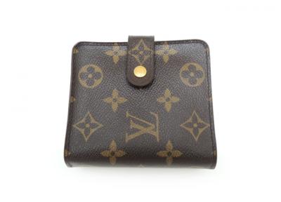 LOUIS VUITTON ルイ ヴィトン コンパクトジップ M61667 二つ折り財布 モノグラム