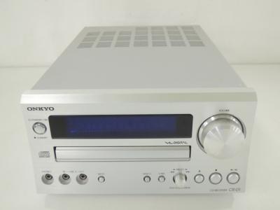 ONKYO オンキョー CR-D1(S) CD/FMチューナーアンプ シルバー