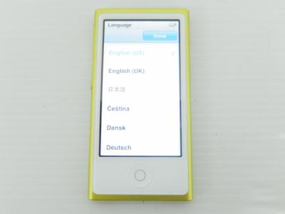 Apple アップル iPod nano MD476J/A 16GB ポータブル音楽プレーヤー イエロー 第7世代