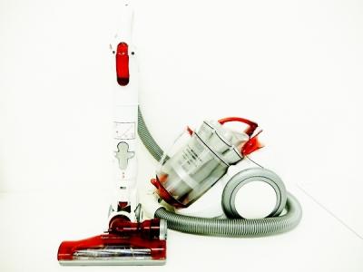 Dyson ダイソン DC12 Turbo 掃除機 キャニスター型 サイクロン式 ホワイト/レッド