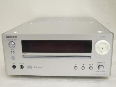ONKYO オンキョー CR-D1(S) CD/FMチューナーアンプ シルバー