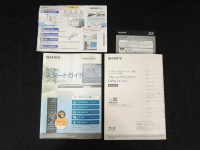 SONY ソニー BDZ-E500 B BD ブルーレイ レコーダー 500GB ブラック