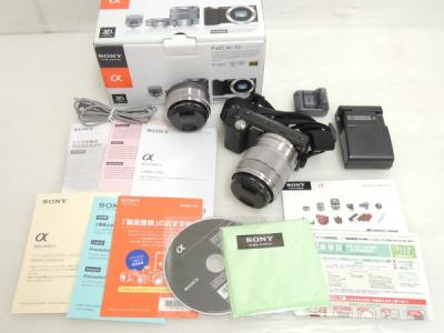 SONY ソニー α NEX-5 ダブルレンズキット NEX-5D B カメラ ミラーレス一眼 ブラック