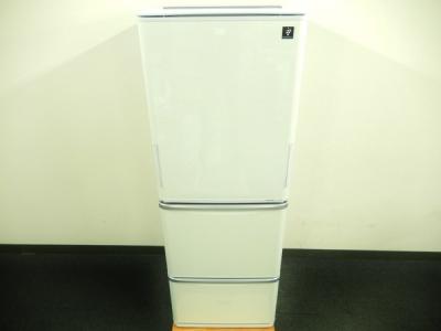 SHARP シャープ SJ-PW35W-S 冷蔵庫 350L クリアシルバー