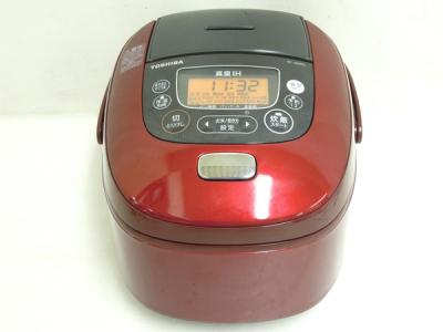 TOSHIBA 東芝 真空かまど炊き RC-10VRG(R) IH 炊飯器 5.5合 グランレッド