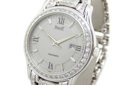 PIAGET ピアジェ ポロ GOA18355 腕時計 ダイヤベゼル ブレスダイヤ ホワイトゴールド無垢 K18WG 自動巻き