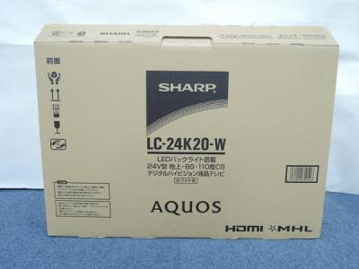 SHARP シャープ AQUOS LC-24K20 W 液晶 24型 TV ホワイト系
