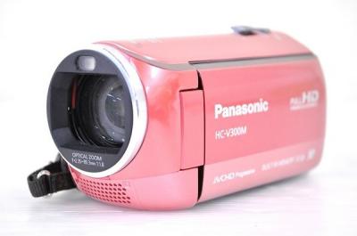 Panasonic パナソニック ビデオカメラ HC-V300M ピンク デジタル ハイビジョン