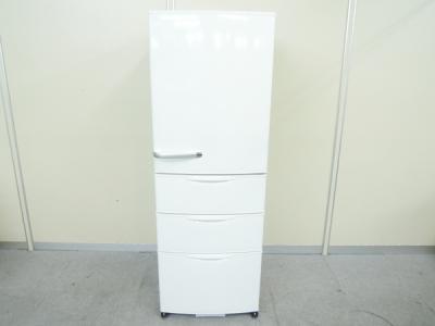 AQUA アクア AQR-361B(W) 冷蔵庫 355L 4ドア 右開き ナチュラルホワイト