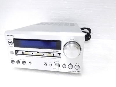 ONKYO オンキョー CR-D1(S) CD/FMチューナーアンプ シルバー