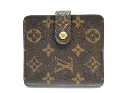 LOUIS VUITTON ルイ ヴィトン コンパクトジップ M61667 二つ折り財布 モノグラム