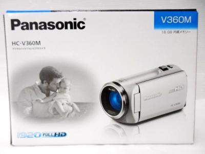 Panasonic パナソニック ビデオカメラ HC-V360M ホワイト デジタル ハイビジョン