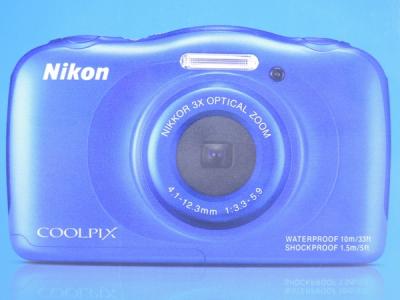 Nikon COOLPIX AW110 ブルー 美品（株式会社ニコン COOLPIX S33