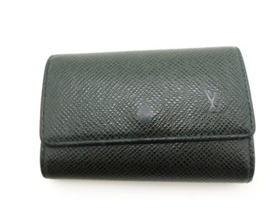 LOUIS VUITTON ルイ・ヴィトン ミュルティクレ6 6連 キーケース タイガ セピセア 緑 M30532