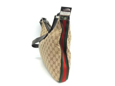 GUCCI GGキャンバス ショルダーバッグ 楽天市場】【バッグ】GUCCI グッチ ウェビングライン GG