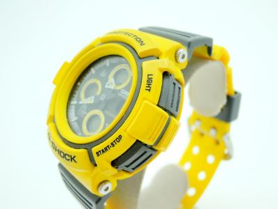 未使用G-SHOCK 哀しく GAUSSMAN メンインイエロー AW-570Y-9T