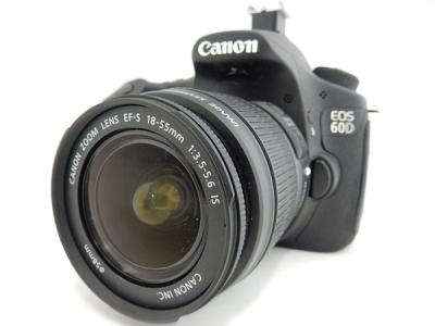 Canon キヤノン EOS 60D EF-S18-55 IS レンズキット EOS60D1855ISLK カメラ デジタル一眼レフ ブラック