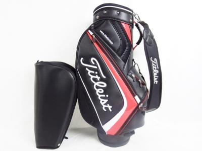 フード未使用 美品 Titleist タイトリスト キャディバッグ トリコロール フード未使用 美品 Titleist タイトリスト キャディバッグ