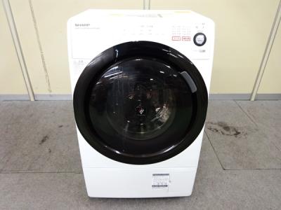 SHARP シャープ ES-S60-WL 洗濯機 ドラム式 6.0kg 左開き ホワイト系