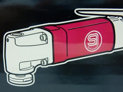 SHINANO 信濃 SI-4300B パネルカッター エアツール レッド