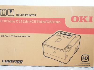 OKI オキ COREFIDO C301DN カラーレーザープリンター  LED