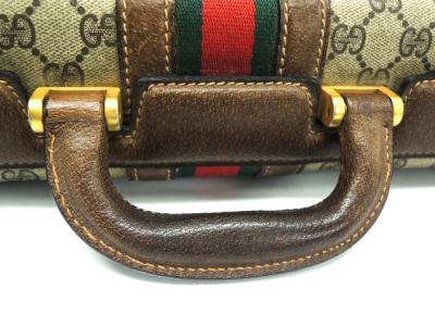 オールドグッチ　GUCCI　ヴィンテージ　アタッシュケース　シェリー GUCCI - GUCCI グッチ オールドグッチ GG柄 アタッシュケース