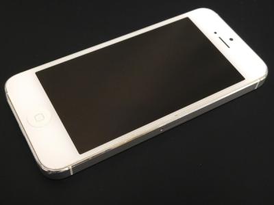 Apple iPhone 5 MD300J/A 32GB SoftBank ホワイト&amp;シルバー