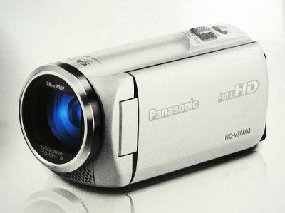 Panasonic パナソニック ビデオカメラ HC-V360M ホワイト デジタル ハイビジョン