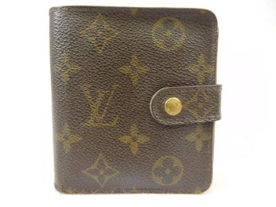 LOUIS VUITTON ルイ ヴィトン コンパクトジップ M61667 二つ折り財布 モノグラム