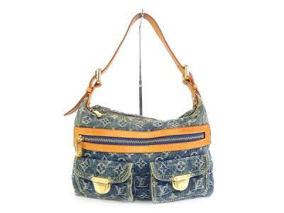 LOUIS VUITTON ルイ ヴィトン バギーPM モノグラムデニム M95049 ショルダー バッグ