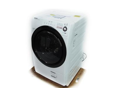 SHARP シャープ ES-S60-WL 洗濯機 ドラム式 6.0kg 左開き ホワイト系