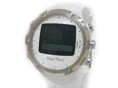 ShotNavi ショットナビ W1-FW SNW1FW-B ゴルフナビ 腕時計型 ホワイト