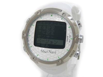 ShotNavi ショットナビ W1-FW SNW1FW-B ゴルフナビ 腕時計型 ホワイト