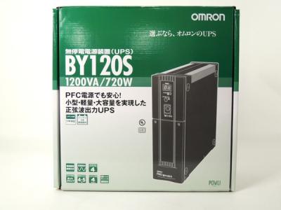 OMRON オムロン BY120S 無停電電源装置(常時商用給電/正弦波出力) 1200VA/720W