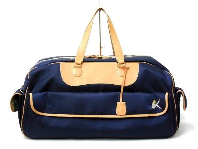 キタムラ ボストンバッグ ショルダー付き ネイビー バッグ 鞄 ファッション ボストンバッグ の新品 中古販売 Rere リリ