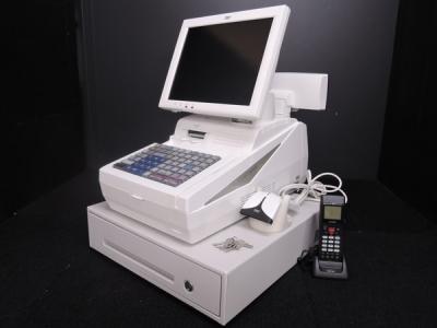 TOSHIBA 東芝テック WILLPOS Mini QT-100 POS レジ ドロワーセット ピュアホワイト