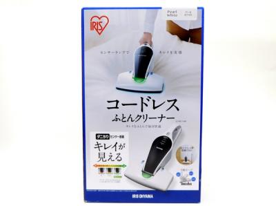IRIS アイリスオーヤマ IC-FDC1-WP ふとんクリーナー 掃除機 コードレス パールホワイト