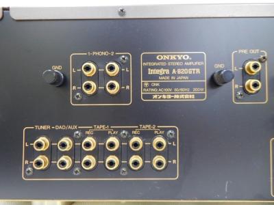 オンキョー ONKYO A-820GTR プリメインアンプ オーディオ機器 ONKYO A-820GTR(プリメインアンプ)の新品/中古販売 | 1059266