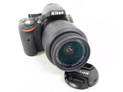 Nikon ニコン 一眼レフ D5200 18-55 VR レンズキット ブラック デジタル カメラ D5200LKBK