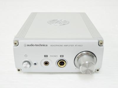 audio-technica オーディオテクニカ  AT-HA21 ヘッドホンアンプ シルバー