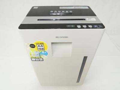 IRIS アイリスオーヤマ KT1500 オフィスシュレッダー A4 ホワイト×ブラック