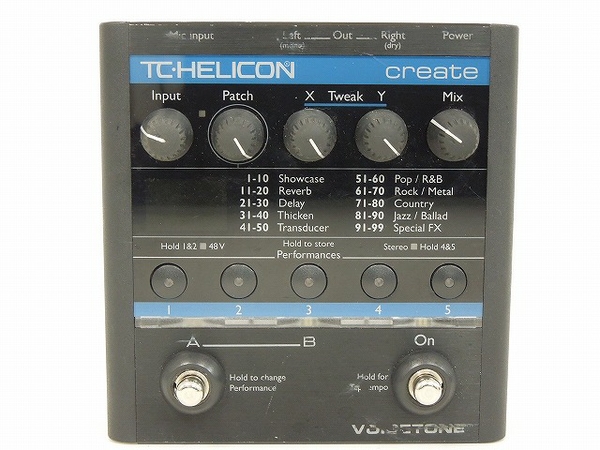 TC HELICON Voエフェクター 【VoiceTone Synth】-