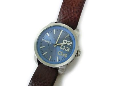 DIESEL ディーゼル 腕時計 DZ1512 ブルー×ダークブラウン メンズ